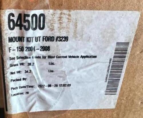 WESTERN 64500 MOUNT KIT UT FORD #3239 F150 2004-2008