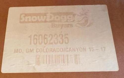 (3) SNOW DOGG 16062335 MOUNT FOR GM COLORADO / CANYON 15-17