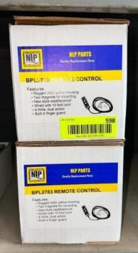 (2)- HAND HELD 4 WIRE REMOTE CONTROL