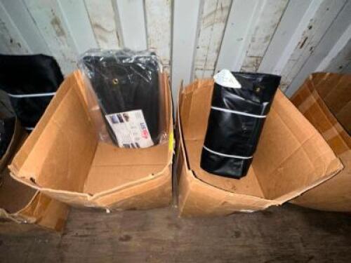 (5) ASSORTED WESTERN / BUYERS SALT HOPPER TARPS