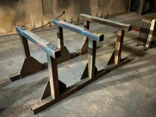 (3) - METAL 42" SAW HORSES