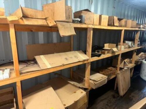 REMAIN CONTENTS OF STORAGE TRAILER #5 - ASSORTED PARTS AND HARDWARE