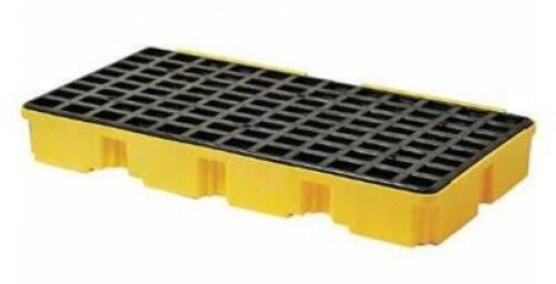 DESCRIPTION: (1) SPILL DECK BRAND/MODEL: EAGLE/1632 INFORMATION: YELLOW & BLACK/LOAD CAPACITY: 5,000 LBS/FOR 55 GAL RETAIL$: $239.98 SIZE: 51-1/2"L X