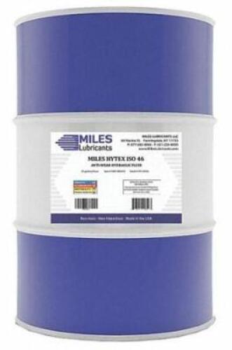 DESCRIPTION: (2) MINERAL HYDRAULIC OIL BRAND/MODEL: MILE LUBRICANTS/M00100601 INFORMATION: ISO VISCOSITY GRADE: 46/ RETAIL$: $638.40 EACH SIZE: 55 GAL