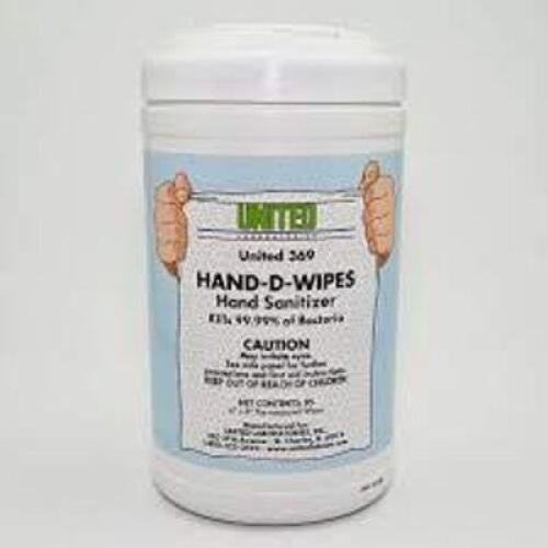 DESCRIPTION: (4) CONTAINERS OF (72) HEAVY DUTY DEAGREASER HAND WIPES BRAND/MODEL: UNITED LABORATORIES INFORMATION: GRUNGE GRIPPERS SIZE: 10" X 12" WIP