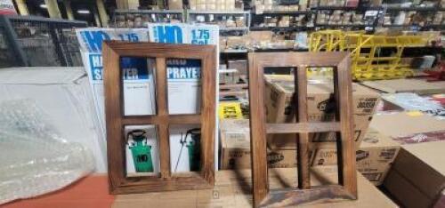 DESCRIPTION: (1) CASE OF (10) WOODEN FRAMES QTY: 1