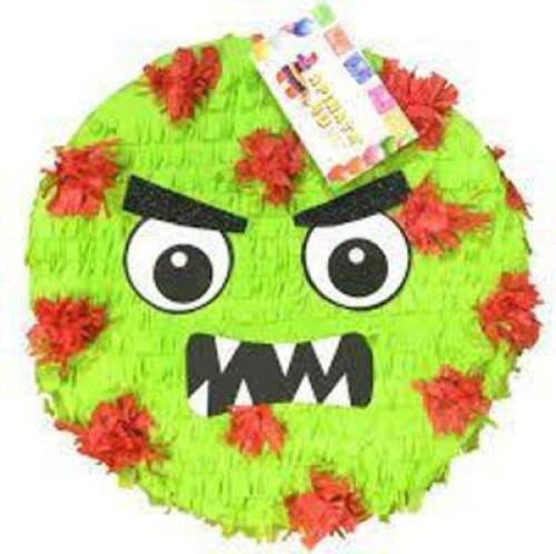 DESCRIPTION: (1) GLOBAL VIRUS DISEASE PINATA BRAND/MODEL: BLUE PANDA INFORMATION: CORONAVIRUS, GREEN GERM RETAIL$: $38.99 EA QTY: 1