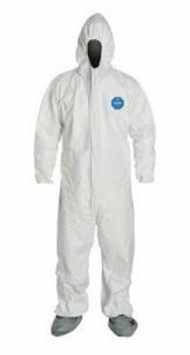 DESCRIPTION: (1) CASE OF (25) DISPOSABLE COVERALLSBRAND/MODEL: TYVEKINFORMATION: WHITESIZE: 3XRETAIL$: $77.65 TOTALQTY:&nbsp;1