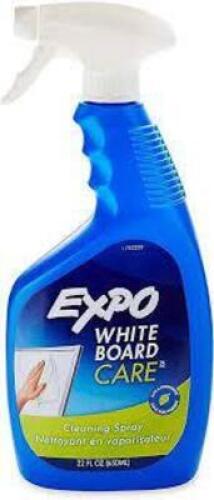 DESCRIPTION: (3) WHITE BOARD CARE CLEANING SPRAY BRAND/MODEL: EXPO SIZE: 22 FLOZ RETAIL$: $15.19 EA QTY: 3