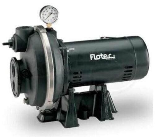 DESCRIPTION: (1) THERMOPLASTIC CONVERTIBLE JET PUMP BRAND/MODEL: FLOTEC/FP4322-08 INFORMATION: BLACK/7.5 GPM/HP: 3/4 RETAIL$: $321.00 SIZE: 1-1/4"INLE