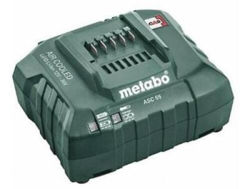 DESCRIPTION: (2) BATTERY CHARGER BRAND/MODEL: METABO/ASC-55 BATTERY CHARGER INFORMATION: CHARGE TIME: 30 MIN/GREEN RETAIL$: $69.13 EACH QTY: 2