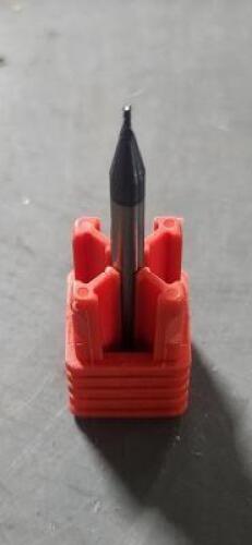 DESCRIPTION: (10) CARBIDE SQ END MILL BRAND/MODEL: MITGI S08-027-4-SEM-ALTIN INFORMATION: .0270" DIA QTY: 10