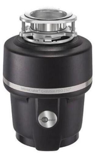 DESCRIPTION: (1) GARBAGE DISPOSAL BRAND/MODEL: IN-SINK-ERATOR/750 INFORMATION: HP: 3/4/2-STAGES OF GRIND RETAIL$: $275.00 SIZE: 9.25"L X 19.1"W X 12.8