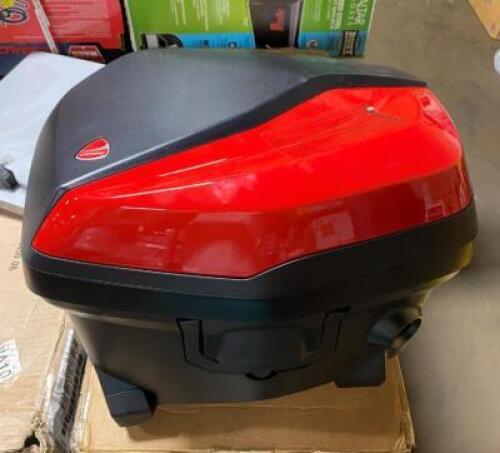 DESCRIPTION: (1) PACKS OF (2) SIDE KIT BORSE BRAND/MODEL: DUCATI/20349 INFORMATION: RED & BLACK/MUST COME INTO INSPECT CONTENTS RETAIL$: $234.00 PER P