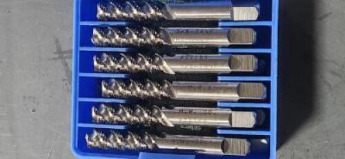 DESCRIPTION: (12) HSS SPIRAL POINT TAPS BRAND/MODEL: HANSON WHITNEY 7787 INFORMATION: 3/8-24 RETAIL$: $31.92 QTY: 12