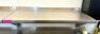3' WALL MOUNT STAINLESS SHELF