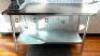 5' STAINLESS TABLE WITH GALVANIZED UNDERSHELF