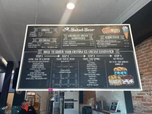 HANGING MENU SIGN