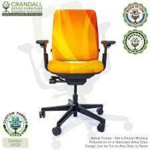 DESCRIPTION: (1) STEELCASE LEAP OFFICE CHAIR BRAND/MODEL: CRANDALL OFFICE FURNITURE INFORMATION: YELLOW SIZE: 26 � 17 � 32" RETAIL$: $999.00 EA QTY: 1