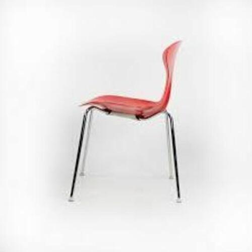 DESCRIPTION: (2) STACKING CHAIRS BRAND/MODEL: BERNHARDT DESIGN INFORMATION: RED SIZE: WIDE BACK RETAIL$: $215.00 EA QTY: 2