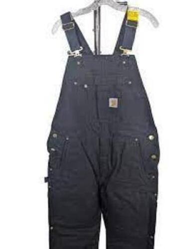 DESCRIPTION: (1) LOOSE FIT COVERALL BIBS BRAND/MODEL: CARHARTT #OR4393-M INFORMATION: BLACK SIZE: LARGE TALL RETAIL$: $109.99 EA QTY: 1