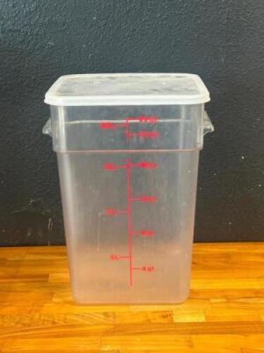 (2) - 22 QT. INGREDIENT CONTAINERS WITH LIDS