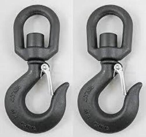 DESCRIPTION: (2) SWIVEL HOOK WITH SAFETY LATCH BRAND/MODEL: INDUSCO INFORMATION: ALLOY RETAIL$: $228.19 EA QTY: 2
