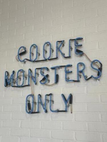 COOKIE MONSTERS ONLY NEON SIGN