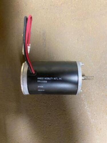 DESCRIPTION: (2) SCOOTER MOTOR BRAND/MODEL: AMIGO MOBILITY/11552 INFORMATION: 24VDC/BLACK RETAIL$: $100.00 EACH QTY: 2