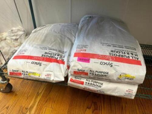 (3) - BAGS OF ALL PURPOSE H AND R FLOUR