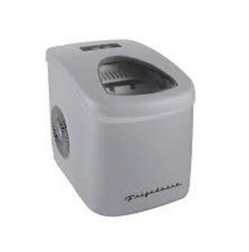 DESCRIPTION: (1) ICE MAKER BRAND/MODEL: FRIGIDAIRE #EFIC128-SILVER-6COM INFORMATION: SILVER SIZE: 26 LBS RETAIL$: $69.00 EA QTY: 1