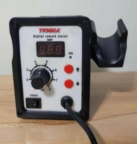 DESCRIPTION: (1)DIGITAL REWORK STATION BRAND/MODEL: TENMA/21-11415 INFORMATION: LED RETAIL$: $65.00 QTY: 1