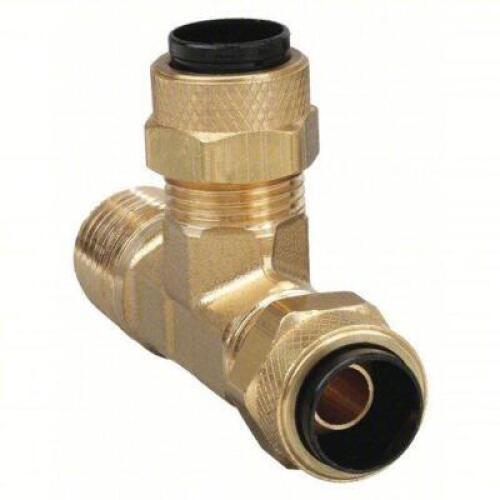 DESCRIPTION: (10) MALE RUN TEE BRAND/MODEL: PARKER #1VPG4 INFORMATION: BRASS SIZE: COMPRESSION X MNPT X COMPRESSION, 1/8 IN PIPE SIZE RETAIL$: $103.07