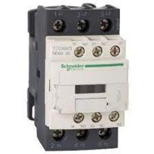 DESCRIPTION: (1) CONTACTOR BRAND/MODEL: SCHNEIDER ELECTRIC #T02AN13BD SIZE: 1.5 HP / 240V / 2 HP / 480V RETAIL$: $387.58 EA QTY: 1