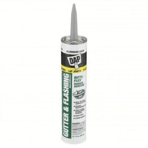 DESCRIPTION: (12) GUTTER AND FLASHING SEALANT BRAND/MODEL: DAP #3WEU6 INFORMATION: ALUMINUM GRAY SIZE: 10.1 OZ RETAIL$: $10.21 EA QTY: 12