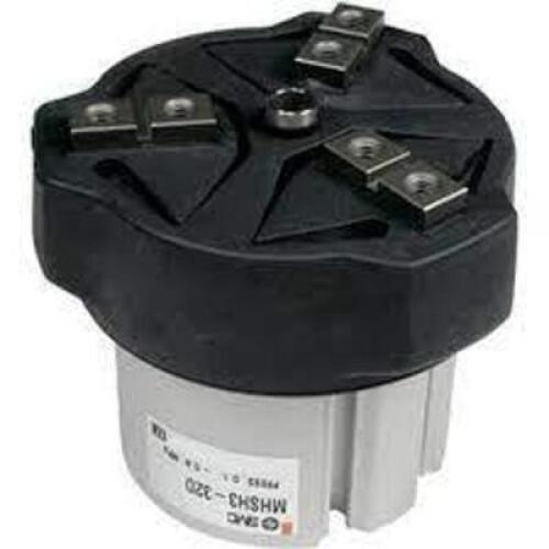 DESCRIPTION: (1) PARALLEL STYLE AIR GRIPPER BRAND/MODEL: SMC #MHSJ3-63DF SIZE: 3 FINGER RETAIL$: $582.14 EA QTY: 1