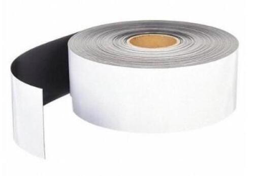 DESCRIPTION: (2) MAGNETIC STRIP BRAND/MODEL: GRAINGER/2VAJ2 INFORMATION: WHITE VINYL/MAX PULL: 27.2 LB RETAIL$: $236.68 SIZE: 4"W X 200'L QTY: 2