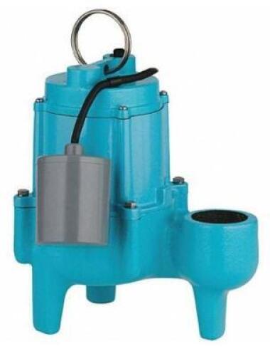 DESCRIPTION: (1) SEWAGE EJECTOR PUMP BRAND/MODEL: LITTLE GIANT/9SN-CIA-RF INFORMATION: BLUE/TETHER FLOAT RETAIL$: $351.84 SIZE: 11-2/5"H X 11-16/25"BO