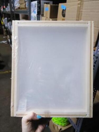 DESCRIPTION: (6) WOODEN FRAMESSIZE: APPROX 11 1/4" X 13 1/4"QTY: 6