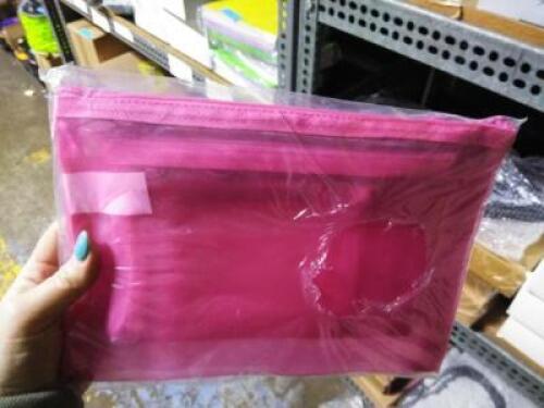 DESCRIPTION: (2) MAKE UP BAGS BRAND/MODEL: GLAMLILY INFORMATION: PINK RETAIL$: $9.99 PER BAD QTY: 2