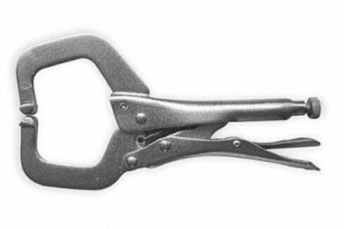 DESCRIPTION: (3) LOCKING C-CLAMP BRAND/MODEL: WESTWARD/2FDD1 INFORMATION: NICKEL PLATED/CLAMPING FORCE: 900 LB RETAIL$: $19.82 EACH SIZE: 10-3/4"CLAMP