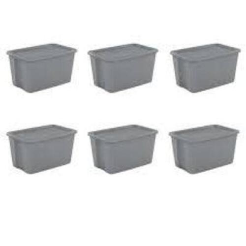 DESCRIPTION: (1) CASE OF (6) TOTE BOX BRAND/MODEL: STREAMLINE #2188 SIZE: 30 GALLON RETAIL$: $181.00 EA QTY: 1
