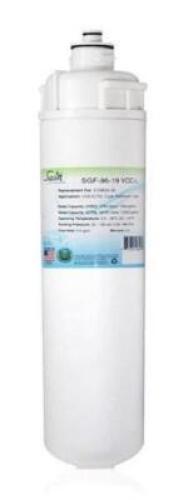 DESCRIPTION: (2) REPLACEMENT WATER FILTER BRAND/MODEL: SWIFT GREEN/SGF-96-19 VOC CHLORA-L INFORMATION: FOR EVERPURE: EV9635-26/WHITE RETAIL$: $33.56 E