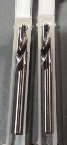 DESCRIPTION: (2) SOLID CARBIDE SML DRILL BIT BRAND/MODEL: MA FORD 00654269 SIZE: 15/64" DIA RETAIL$: $39.61 QTY: 2