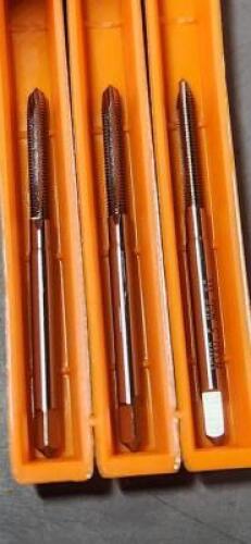 DESCRIPTION: (3) HSS SPIRAL POINT TAPS BRAND/MODEL: HERTEL 87145629 SIZE: M3x0.50 QTY: 3