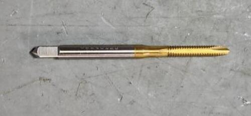 DESCRIPTION: (6) HSS SPIRAL POINT TAPS BRAND/MODEL: HERTEL 02390219 SIZE: #4-40 QTY: 6