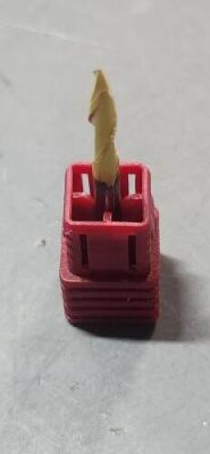 DESCRIPTION: (2) SOLID CARBIDE 90* DRILL MILL BRAND/MODEL: MELIN TOOOL 01319698 SIZE: 1/8" DIA 1/2" LOC QTY: 2
