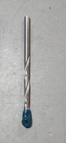 DESCRIPTION: (2) CARBIDE TIPPED JOBBER LENGTH DRILL BIT BRAND/MODEL: CJT 71210108 SIZE: 5/32" RETAIL$: $26.60 QTY: 2