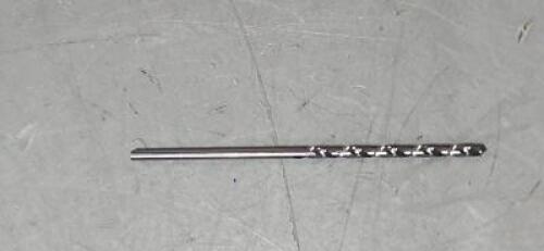 DESCRIPTION: (2) SOLID CARBIDE JOBBER LENGTH DRILL BIT BRAND/MODEL: HERTEL 79891768 SIZE: #56 RETAIL$: $23.17 QTY: 2