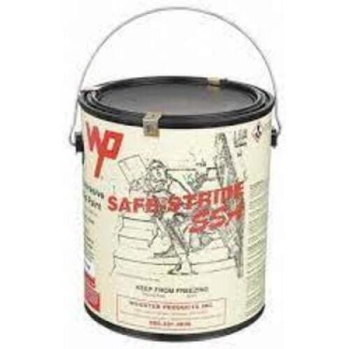 DESCRIPTION: (1) ANTI SLIP PAINT BRAND/MODEL: WP SAFE STRIDE SSA INFORMATION: BLACK SIZE: 1 GALLON RETAIL$: $100.98 EA QTY: 1